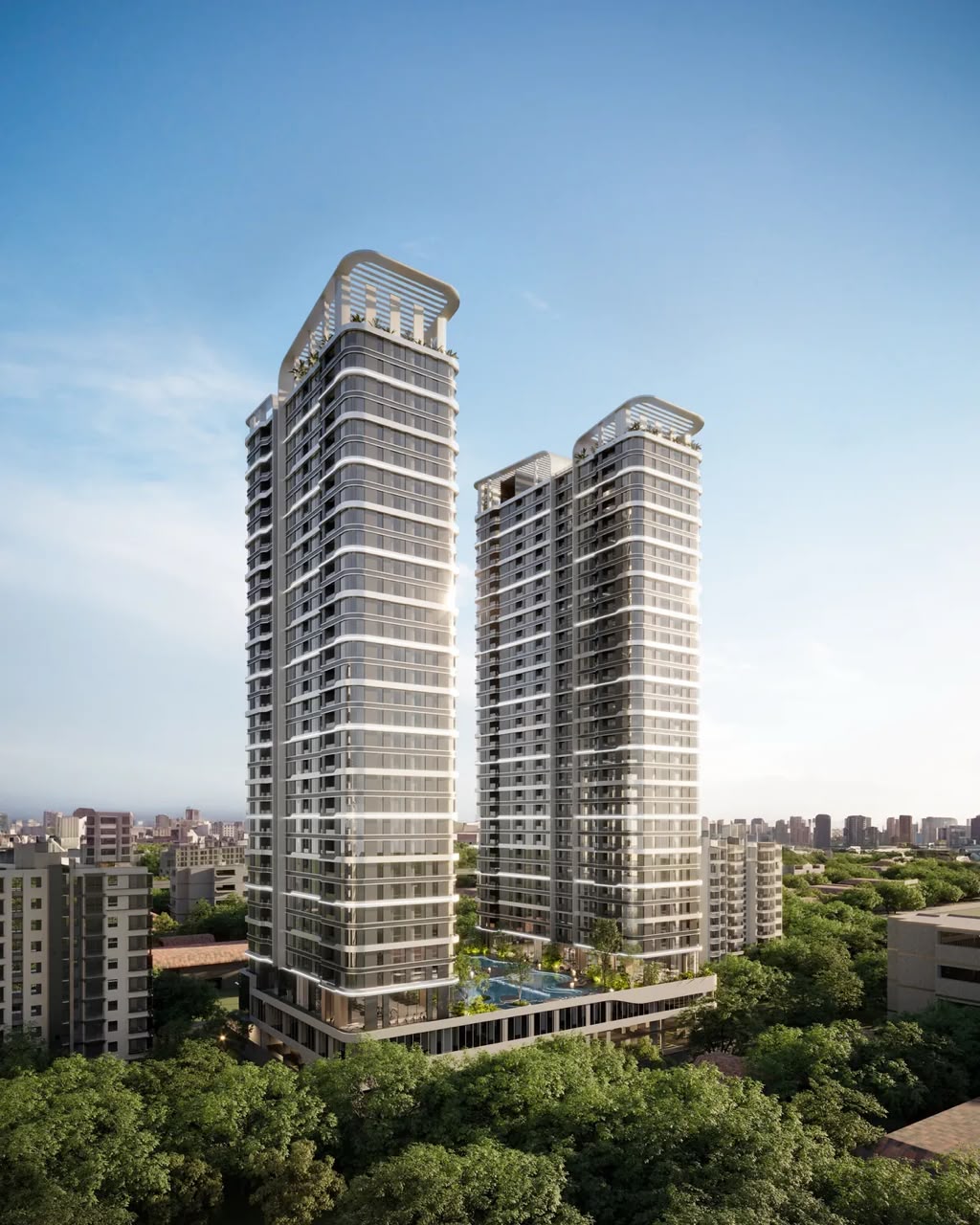Residential apartment tower